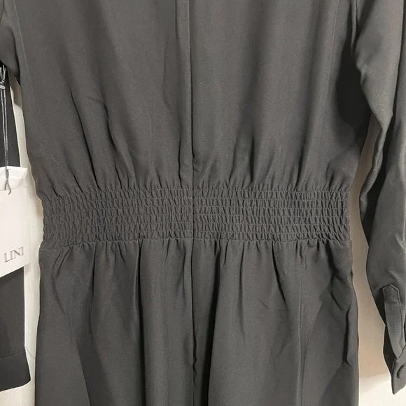 NWT LINI Black Stella Sequined Jumpsuit - Picture 6 of 10